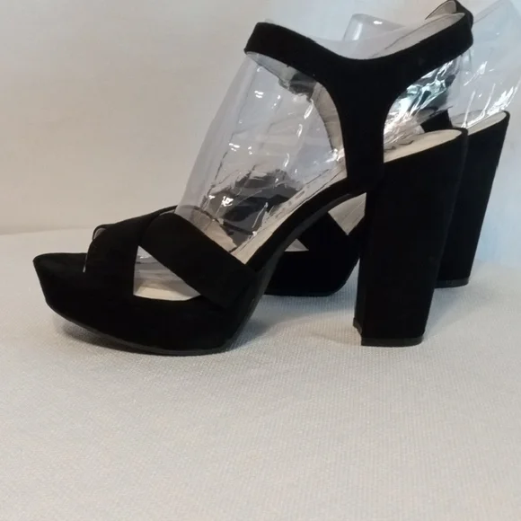 Anne Klein Black LALIMA Strappy Sandals - Picture 8 of 16
